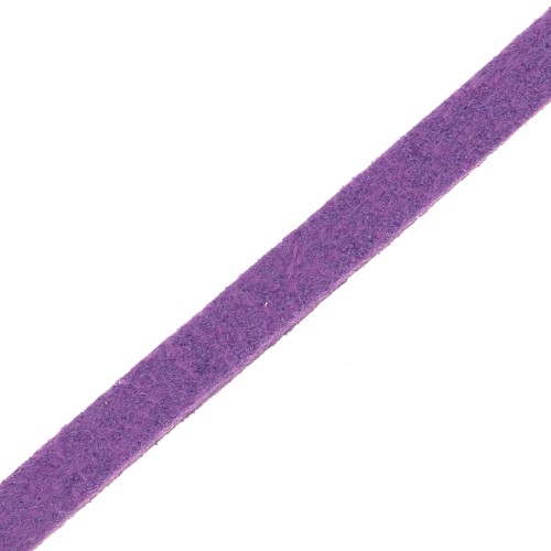 Ultra Suede lace 3x1.3mm Mauve x 2.8m