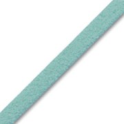 Ultra Suede lace 3x1.3mm Light Turquoise x 2.8m|raw }}