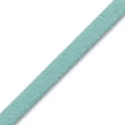 Ultra Suede lace 3x1.3mm Light Turquoise x 2.8m
