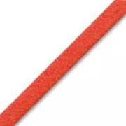 Ultra Suede lace 3x1.3mm Red x 2.8m