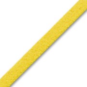 Ultra Suede lace 3x1.3mm Yellow x 2.8m