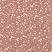 Cretonne Cotton Fabric - Difatti - Marsala - White x10cm