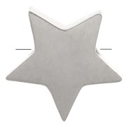 8mm Stainless Steel slider bead for 1.8 mm cord - Star x1|raw }}