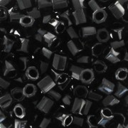 Miyuki Delica 8/0 Hex Cut DBLC0010 - Black