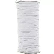 3mm Flat elastic band - White x180 m