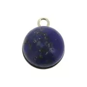 Round pendant for 10mm flat back cabochon - Gold filled x1