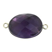 Oval setting spacer for 18x13mm flat back cabochon - Gold filled x1