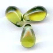 Mini-Drops 4x6mm Olivine x50|raw }}