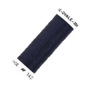 Oval silk embroidery thread for traditional embroidery - Navy Blue (1426) x30m