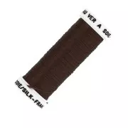 Oval silk embroidery thread for traditional embroidery - Mahogany (4123) x30m