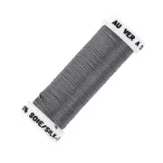 Oval silk embroidery thread for traditional embroidery - Mouse Grey (3224) x30m