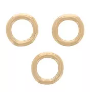 Gold filled closed jumprings 4x0.7mm  x10