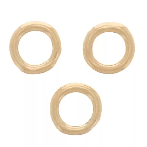 Gold filled closed jumprings 4x0.7mm x10