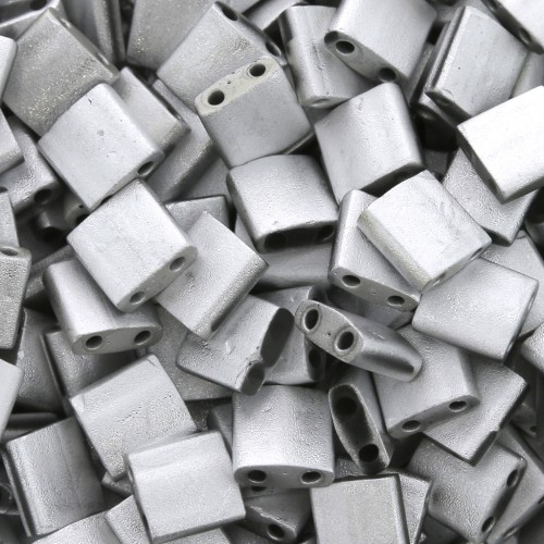 5x5x1.9mm Miyuki Tila Beads TL-55106 - Labrador Full Mat x10g