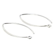 925 Sterling Silver earwires 32 mm x20