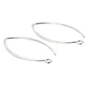 925 Sterling Silver earwires 32 mm x20