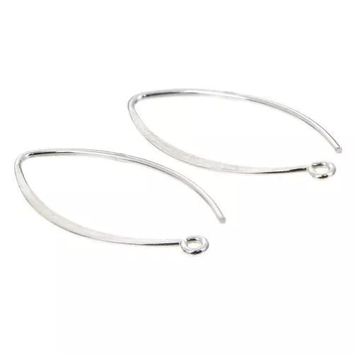 925 Sterling Silver earwires 32 mm x20