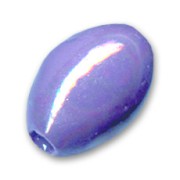 Ceramics olive 18x13mm Iridescent Tanzanite|raw }}