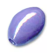 Ceramics olive 18x13mm Iridescent Tanzanite