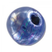 Ceramics bead 12mm Electric Blue|raw }}