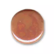 Ceramics Puck 13mm Iridescent Orange
