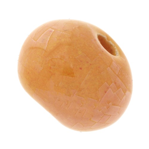 Ceramics bead 20mm Orange