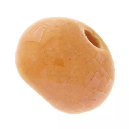 Ceramics bead 20mm Orange