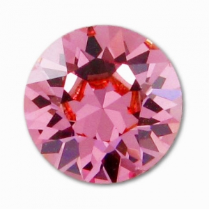 PureCrystal 1088 Round Stone 8mm Rose x1