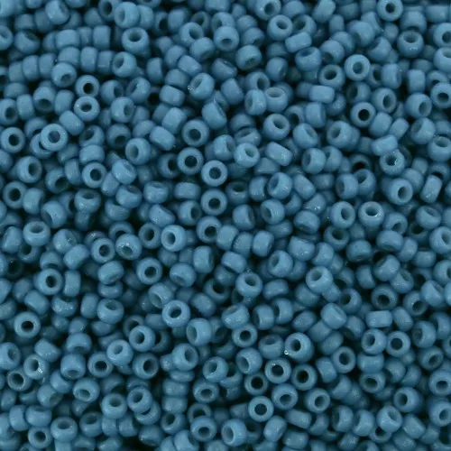 Miyuki Seed Beads Duracoat 15/0 4485 - Opaque Juniper Berry x8g