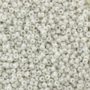 Miyuki Seed Beads 15/0 600 - Opaque Limestone Luster x8g