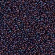 Miyuki Seed Beads 15/0 2005 - Mat Metallic Dark Raspberry Iris x8g|raw }}