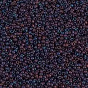 Miyuki Seed Beads 15/0 2005 - Mat Metallic Dark Raspberry Iris x8g