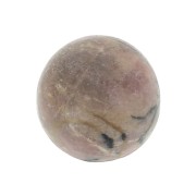 10mm Gemstone round Cabochon - Rhodonite x1