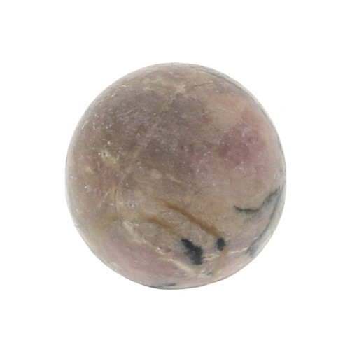 10mm Gemstone round Cabochon - Rhodonite x1