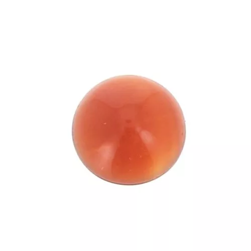 6mm Gemstone round Cabochon - Cornaline x1