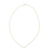 1.6mm Curb mesh choker for spacer - Gold filled x43 cm