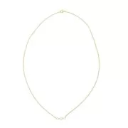 1.6mm Curb mesh choker for spacer - Gold filled x43 cm
