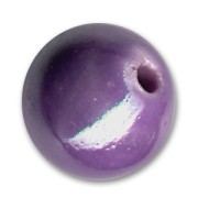 Ceramics bright beads 9mm Cinnamon x5