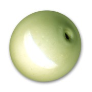 Ceramics bright beads 9mm Pale green x5