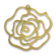 Light pendant rose 32mm Gold tone x1