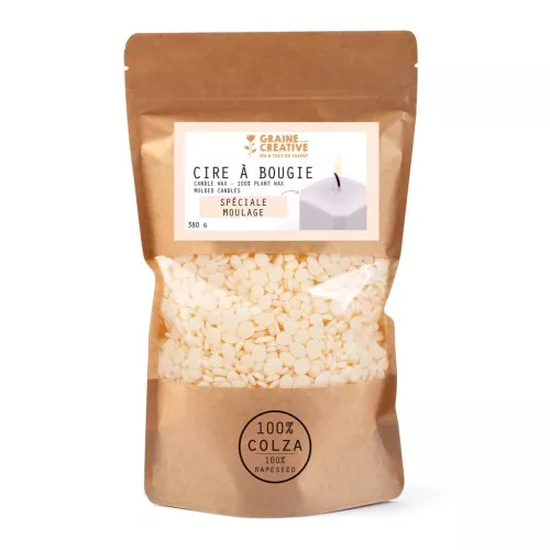 Plant candle wax - 100% Rapeseed - Special mould x380g