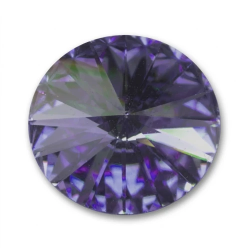 PureCrystal 1122 Rivoli Round Stone 8mm Tanzanite