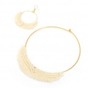 DIY jewelry kit - Graine Créative - Macramé earrings x1