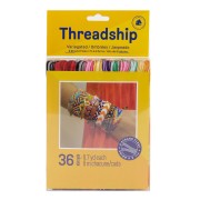 Assortment 36 skeins 6 strands for brazilian bracelet & embroidery - Variegated x1|raw }}