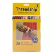 Assortment 36 skeins 6 strands for brazilian bracelet & embroidery - Variegated x1