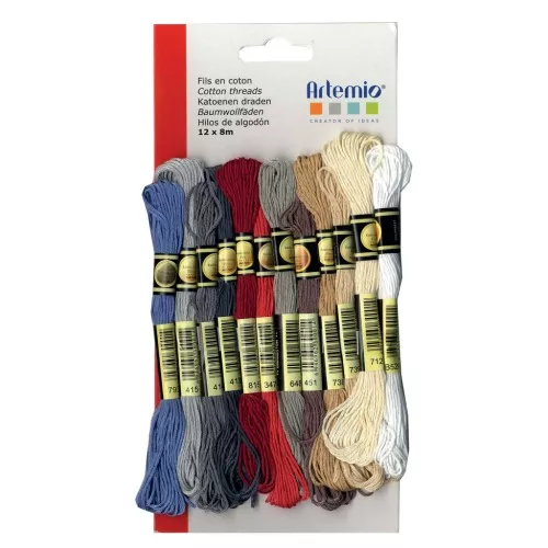 12 skeins assortment for brazilian bracelet & embroidery - Charme x1