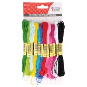 12 skeins assortment for brazilian bracelet & embroidery - Viva la Vida x1|raw }}