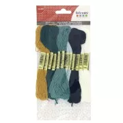12 skeins assortment for brazilian bracelet & embroidery - Honey x1
