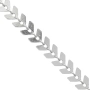 6.3mm Stainless steel herringbone spike mesh chain x1m|raw }}