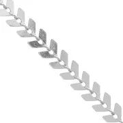 6.3mm Stainless steel herringbone spike mesh chain x1m